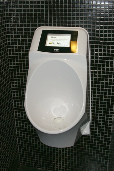 Waterless/waterfree urinal with media Orbit Amsterdam